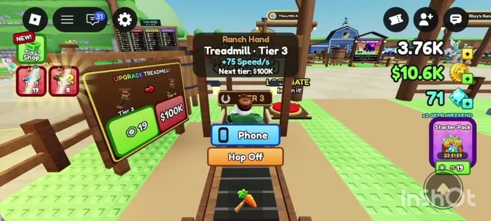 Later treadmill tier and upgrade board